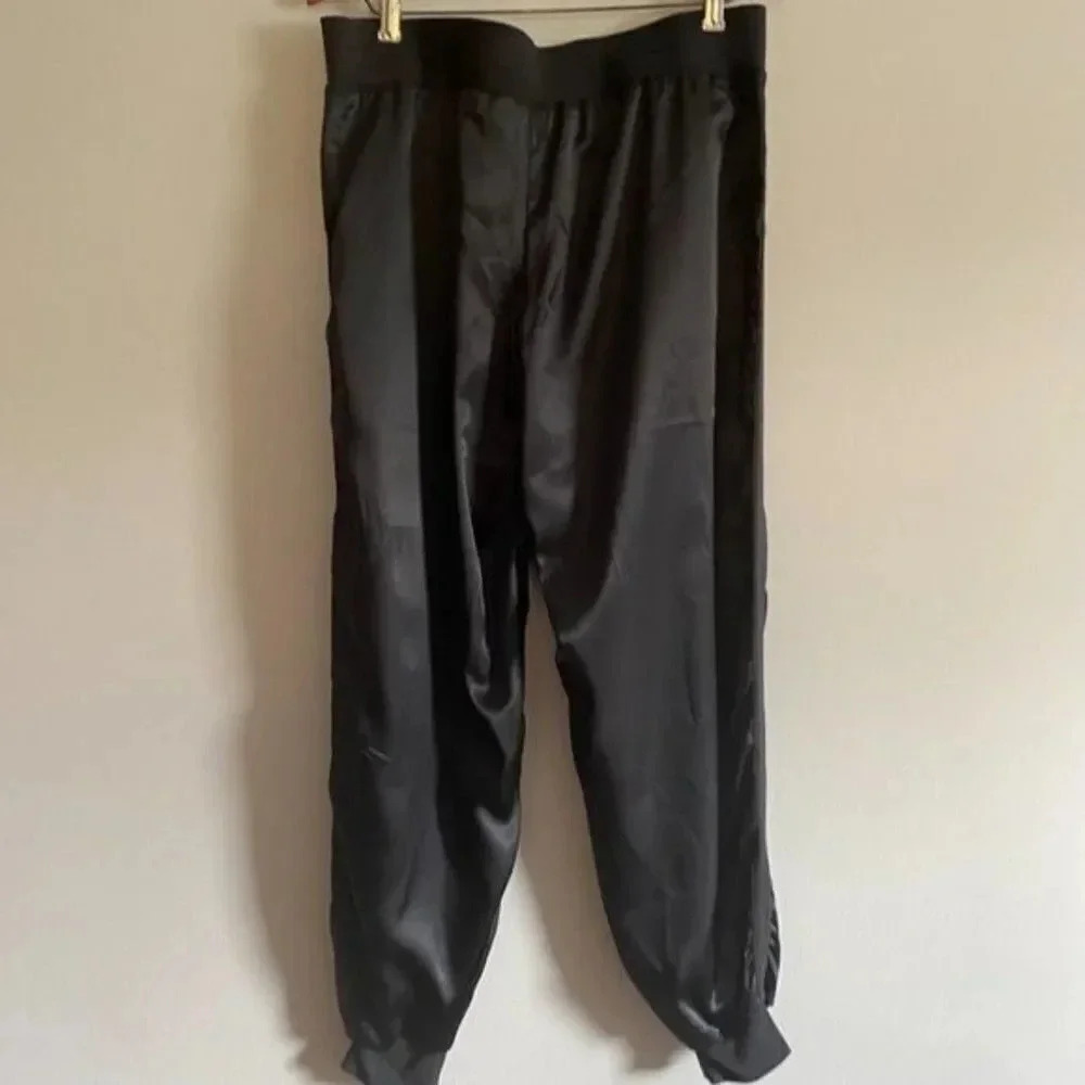 Victoria's Secret Black Silky Jogger Pants - Picture 9 of 12